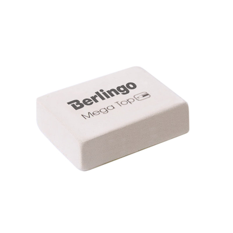 Ластик Berlingo "Mega Top", прямоугольный, натуральный каучук, 32*18*8мм