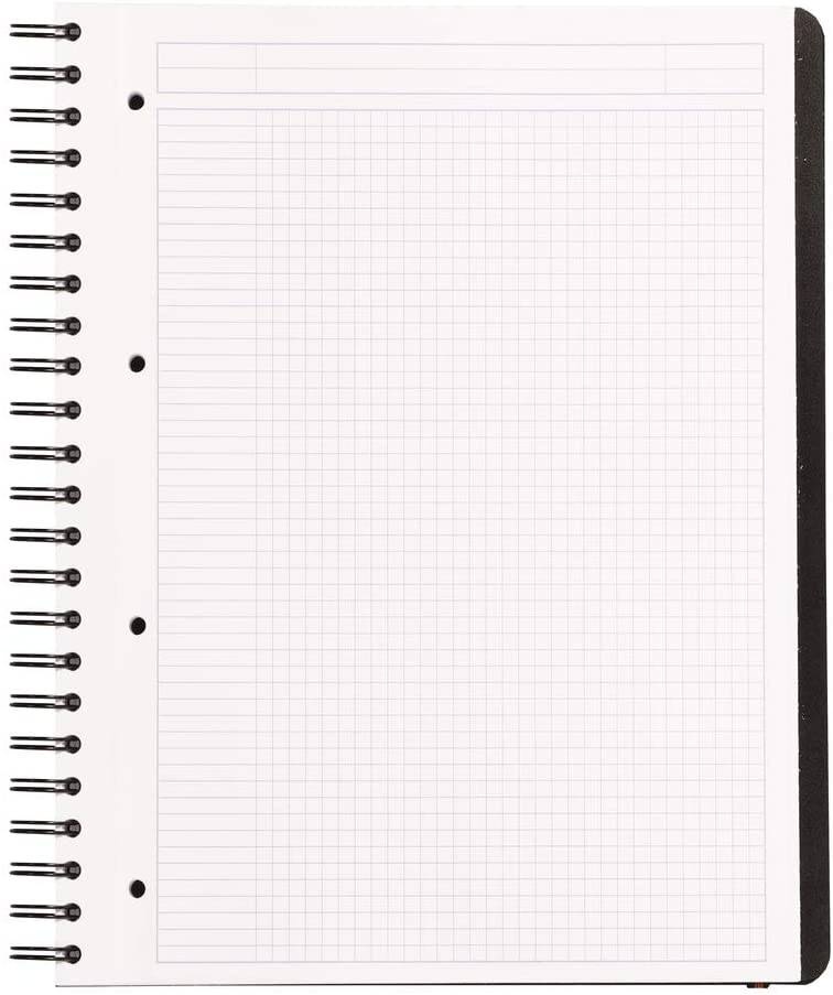 Блокнот в клетку Rhodiactive Pro book полипропиленовая обложка черный А4 / 80 листов / 90 гм