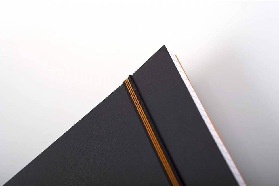 Блокнот в клетку Rhodiactive Pro book полипропиленовая обложка черный А4 / 80 листов / 90 гм