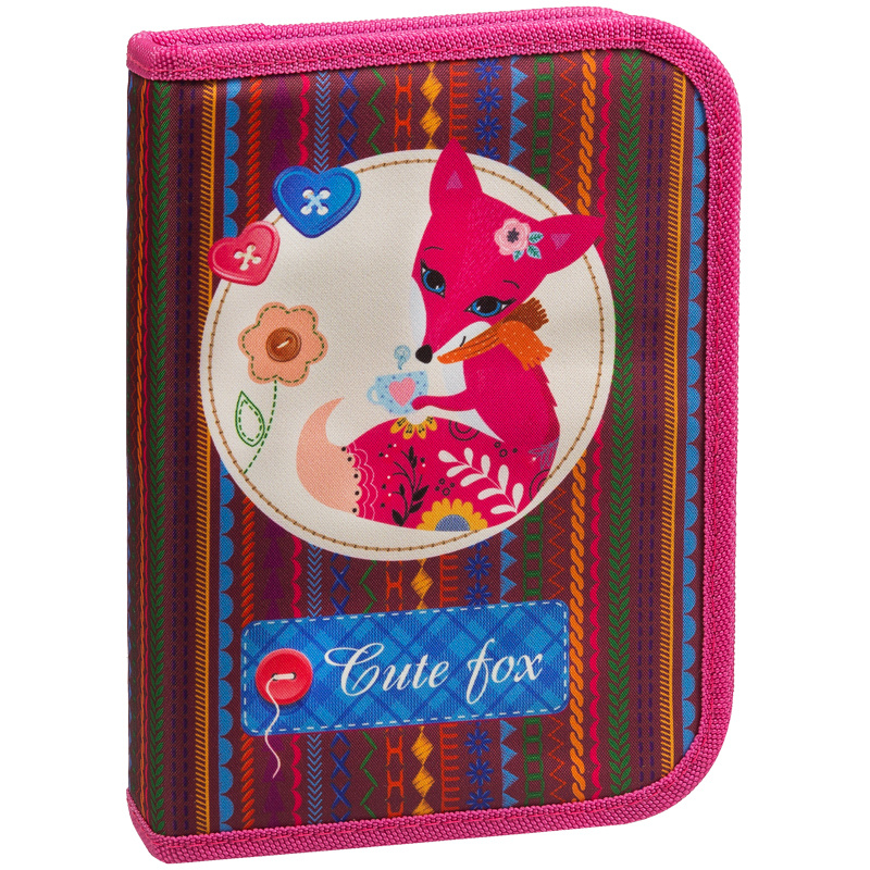 Пенал 1 отделение, 200*140*40 Berlingo "Foxy", полиэстер