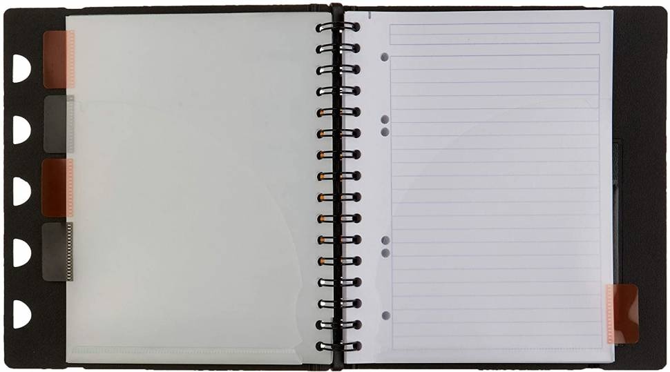 Блокнот в линейку Rhodiactive Exabooks полипропиленовая обложка черный А5 / 80 листов / 90 гм