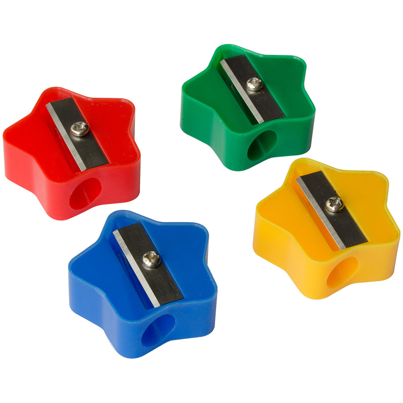 Точилка пластиковая ArtSpace "Звезда", 1 отверстие, ассорти