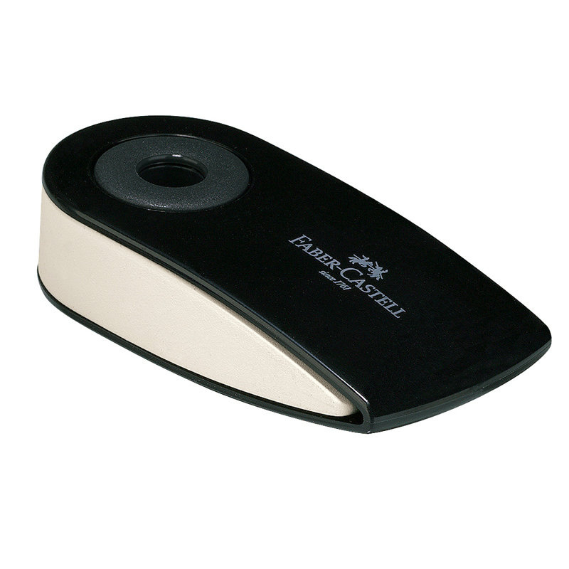 Ластик Faber-Castell "Sleeve", прямоугольный, 73*34*15мм, черный пластиковый футляр
