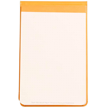 Блокнот в точку Rhodia Webnotebook твердая обложка оранжевый горизонтальный А5 / 96 листов / 90 гм
