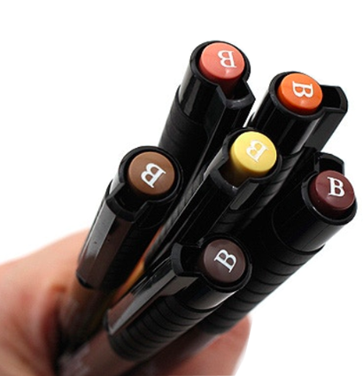 Набор брашпенов "Оттенки Земли" Faber-Castell Pitt Artist Pen Brush 6 цветов купить в художественном магазине Дудлинг.Ру с доставкой по РФ и СНГ