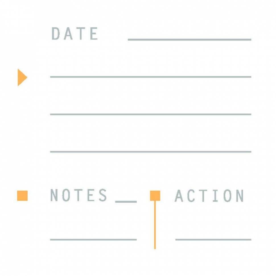 Ежедневник Rhodia Basics линейка мягкая обложка белый А5 / 80 листов / 80 гм