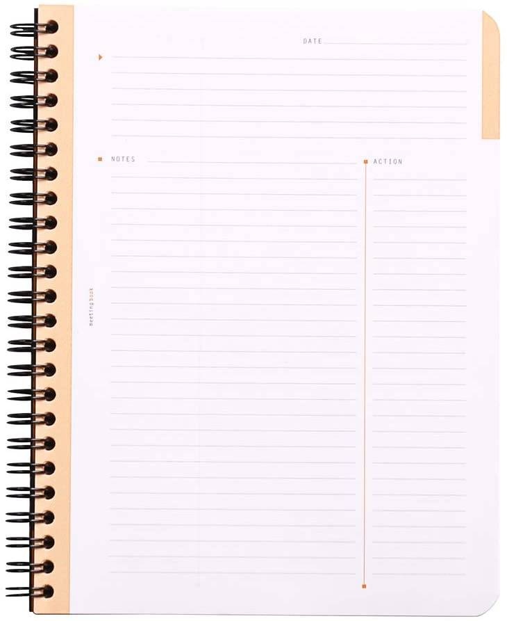 Ежедневник Rhodia Classic линейка мягкая обложка белый А5 / 80 листов / 90 гм